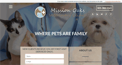 Desktop Screenshot of missionoaksvet.com